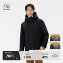 KOLON SPORT/可隆户外羽绒服 男士3L防水轻薄防风鹅绒夹克 LHDJ5WN113-BK 黑色 2XL 185/104A