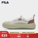 斐乐（FILA）官方女鞋水母鞋帆布鞋夏时尚复古休闲鞋 桃色粉/新薄荷绿-CS 37.5