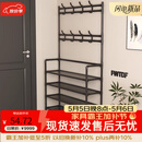 木双福鞋架门口多层家用鞋帽一体鞋柜出租屋置物架宿舍收纳柜