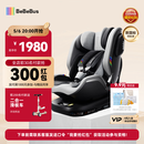 bebebus儿童安全座椅领航家汽车用0-8岁婴儿宝宝车载360度旋转 千岩灰