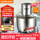 苏泊尔（SUPOR）绞肉机家用 绞馅机 碎肉机 电动多功能料理搅拌打肉饺子肉馅蒜蓉机JRJ02S-G200【价保618】