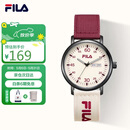 斐乐（FILA）手表女款学生帆布带学生手表运动女孩初高中生考试手表6835-001
