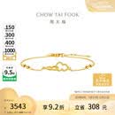 周大福福禄葫芦黄金手链(工费260)15cm约2.55g EOF1383 520礼物