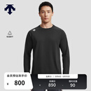 DESCENTE迪桑特TRAINING系列综训训练运动健身男士长袖针织衫 BK-黑色 L (175/96A)
