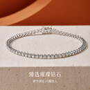 喜钻18K金网球钻石手链满钻1克拉经典手饰轻奢天然真钻珠宝女百搭礼物 【重金版S11351】链长16cm 共约2.0克拉(单颗约3.6分）