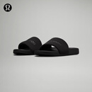 lululemon丨Restfeel Slide 男士拖鞋 *徽标款 LM9AYYS 黑/黑/黑 45.5