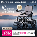 鱼跃(yuwell)电动轮椅D210CL折叠老人全自动专用轻便智能轮椅代步锂电