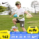 NIKE 耐克童装男童【短袖T恤+短裤2件套装】2025夏季新款儿童短袖套装