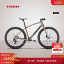 崔克（TREK）FX SPORT SL 6 碳纤维无线电变通勤健身多功能平把公路车门店提取 哑光青铜色/深烟灰色 L（建议身高175-186CM） 12速
