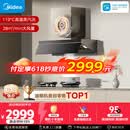 美的（Midea）【推荐新款小西梅油烟机AK10】AK7 PRO抽吸排油烟机家用28风量顶侧一体蒸汽洗AK7 PRO以旧换新