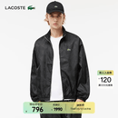 LACOSTE法国鳄鱼男装时尚潮流休闲百搭暗纹翻领外套|BH7208 031/黑色 M 50