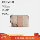 蔻驰（COACH）【品牌直供】女士小号手拿包手腕包PVC配皮革CW854礼物
