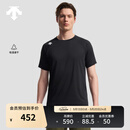 迪桑特（DESCENTE）TRAINING系列男士ACTIVE吸湿速干圆领短袖针织衫 BK-黑色 L (175/96A)
