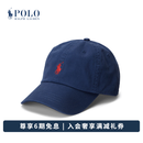 Polo Ralph Lauren 拉夫劳伦 男女同款 经典款棉质卡其布棒球帽RL52489 999-深蓝色 ONE
