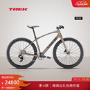 崔克（TREK）FX SPORT SL 6 碳纤维无线电变通勤健身多功能平把公路车门店提取 哑光青铜色/深烟灰色 L（建议身高175-186CM） 12速