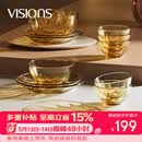 康宁（VISIONS）晶炫螺纹高硼硅玻璃餐具12件套装