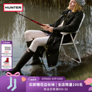 HUNTER雨靴户外露营女鞋惠灵顿经典英伦防水防滑骑士靴女长筒女靴高筒靴 哑光黑色/BLK 38
