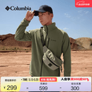 Columbia哥伦比亚户外男子舒适运动保暖柔软抓绒衣休闲外套AE3039 397 军绿色 M(175/96A)