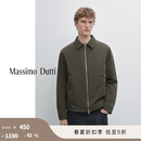 Massimo Dutti折扣季2026男装都市简约通勤风短款棉服外套03131427 卡其色 M (180/96A)