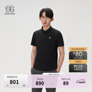 KOLON SPORT/可隆SECO POLO衫  男士户外抗菌防晒UPF50+吸湿速干T恤 LHPT6MTT23-BK 黑色 2XL 185/104A