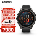 佳明（GARMIN）Fenix8旗舰黑-47mm飞耐时8户外运动手表ECG心电心率跑步骑行滑雪
