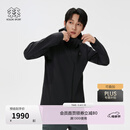 KOLON SPORT/可隆户外软壳夹克 男士防泼水Amazon shell Hybrid外套 LHJK6MN061-BK 黑色 XL 180/100A