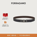 菲拉格慕（Ferragamo）男士双面GANCINI可调式腰带 0464231_C_95 礼物送男友