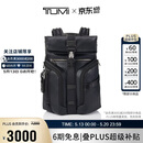 途明（TUMI）ALPHA BRAVO男士双肩包翻盖大容量电脑包黑色商务通勤礼物