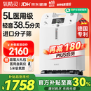 氧精灵5L升医用制氧机家用老人吸氧机孕妇氧气机呼吸雾化51W国家补贴
