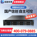 超越申泰申泰RM5220-F服务器(S5000C*2/128G/512G SSD*2+2.4T SAS*4/2G/四千双万/正版银河麒麟V10 GFB)