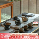 万仟堂（Edenus）高档茶具套装家用客厅茶壶茶杯茶具泡茶器功夫茶礼物礼盒万事胜意 秋山窑变釉【1壶1海1漏6杯6碟】 16件