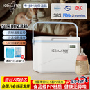 冰大师 ICEMASTER母乳保温箱5L带温显 食品药品冷藏箱户外储奶带奶冷冻箱小冰块桶