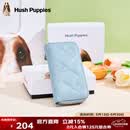 暇步士（Hush Puppies）女士钥匙包时尚简约收纳包菱格零钱包便携卡包送女友生日礼物
