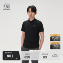 KOLON SPORT/可隆SECO POLO衫  男士户外抗菌防晒UPF50+吸湿速干T恤 LHPT6MTT23-BK 黑色 2XL 185/104A