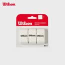 威尔胜（Wilson）PRO SOFT OVERGRIP吸汗带手胶 干性 3条/卡 网球拍专业配件 白色-WRZ4040WH