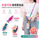 双铂大葵花编织手机挂绳斜挎侧身可调节挂脖背带高端花朵户外旅游手腕挂件壳结实可爱潮款女创意挂绳 京仓发货【绿紫粉】大葵花两股拼接编织挂绳+玫紫长1