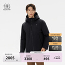 KOLON SPORT/可隆户外羽绒服 男士3L防水轻薄防风鹅绒夹克 LHDJ5WN113-BK 黑色 2XL 185/104A
