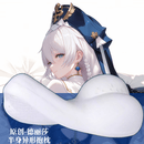 萌萌哒崩坏学院德丽莎二次元半身抱枕 飙车版_VER_ 普通圣遗物_加厚异形枕芯_2way新作_枕套-开k