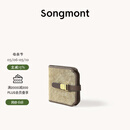 Songmont山下有松山行钱包设计师款皮夹短款卡包夹礼物男女零钱包 沙驼棕 现货