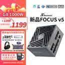 海韵（SEASONIC）【FOCUS v5 GX】1000W 双色线材白金认证 电脑电源｜A级声学认证｜ATX 3.1｜CQC3级｜支持5090显卡