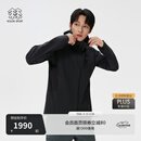 KOLON SPORT/可隆户外软壳夹克 男士防泼水Amazon shell Hybrid外套 LHJK6MN061-BK 黑色 XL 180/100A