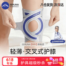 SERUNA日本半月板护膝夏季薄款登山徒步髌骨专业医用男女损伤