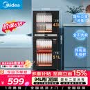 美的（Midea）家用台式小型消毒柜 高温立式二星级94L 大容量四层碗柜餐具碗筷烘干收纳柜【政府补贴】 100R05