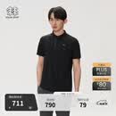 KOLON SPORT/可隆户外吸湿速干T恤 男士抗菌珠地POLO衫 LHPT6MTT25-BK 黑色 XL 180/100A