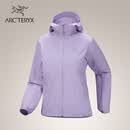 ARC'TERYX始祖鸟 GAMMA LIGHTWEIGHT HOODY 防风 女子 软壳夹克 MALLOW/锦葵紫 S