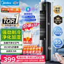 美的（Midea）【语音智能】家用空调扇冷风扇 负离子净化静音落地冷风机水冷塔扇冷气扇 强力制冷小空调ACA10TJR