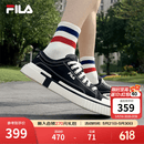 斐乐（FILA）LOOP断层鞋男鞋帆布鞋新款休闲鞋运动板鞋 黑-BK 41