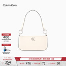 Calvin Klein【520礼物】腋下包休闲通勤包包字母拉链CK女包单肩法棍包