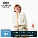 little MO&Co.凉感UPF500+ little moco童装26春新款男女童环保防晒衣夹克亲子 米白色 凉感+防晒 140 140/68