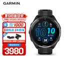 佳明（GARMIN）Forerunner965铁三跑步游泳滑雪户外运动智能手表男女表极夜黑